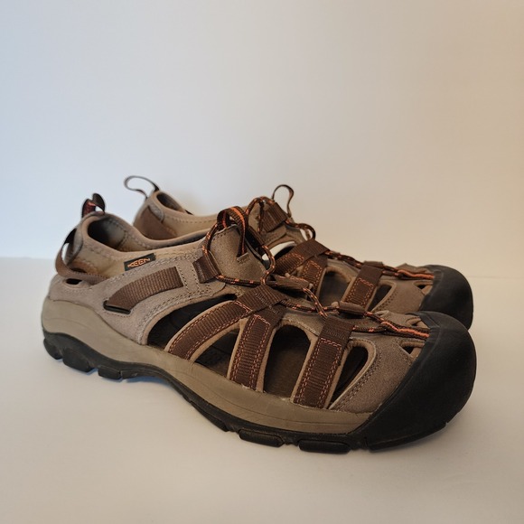 KEEN Sandals Men's Size 11 Owyhee Brown Hiking Shoes Closed Toe Gorpcore - Picture 2 of 8